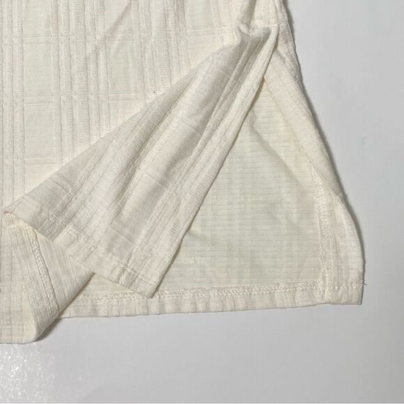 J.Jill Wearever Collection 3/4  Sleeve Ivory Tunic Blouse Women's Size Small - Picture 10 of 12